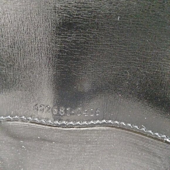 Gucci Long Wallet Black Leather 547-070925 - Picture 9 of 9